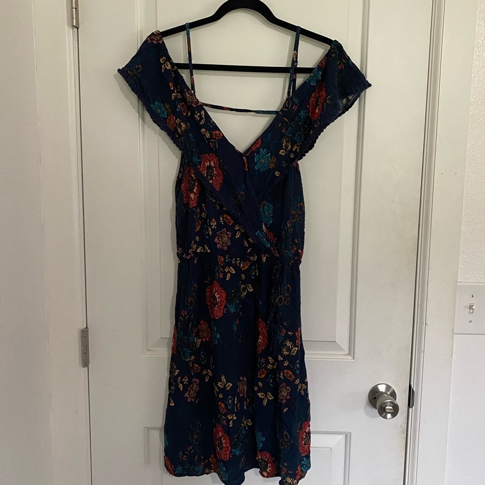 Off shoulder strappy dress